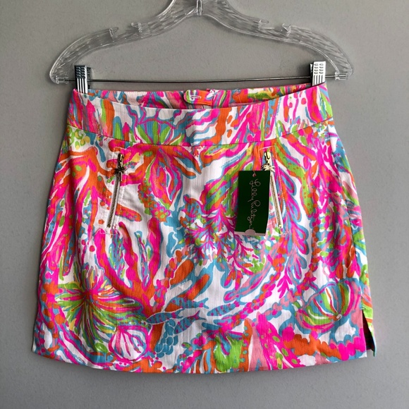 Lilly Pulitzer Dresses & Skirts - NWT Lilly Pulitzer Bright-Print Palm Skirt, 0
